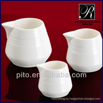 P &amp; T de porcelana fábrica de leche olla, jarra de leche